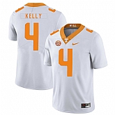 Tennessee Volunteers 4 John Kelly White Nike College Football Jersey Dzhi,baseball caps,new era cap wholesale,wholesale hats